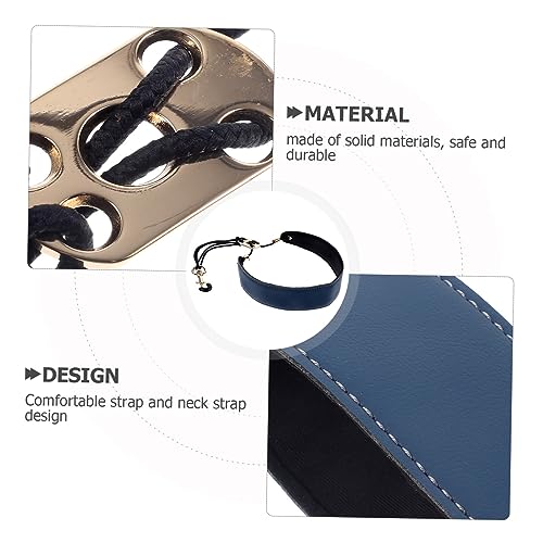 Hoement Saxophone Neck Belt Saxophone Neck Strap Adjustable Stylish Black for Sax Clarinet Oboe
