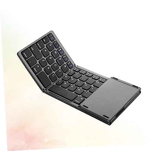 Teclado inalámbrico plegable con panel táctil NUOBESTY de 3 pliegues para tableta 5