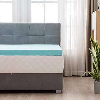 Mecor 4 inch 4” Full Size Gel Infused Memory Foam Mattress Topper