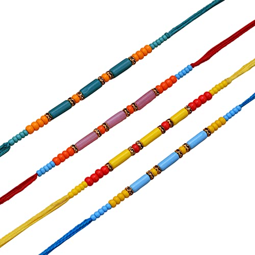 See full amazon price history chart for VOYLLA Set of 4 Colorful Beads embedded Rakhi VOYLLA Set of 4 Colorful Beads embedded Rakhi (B0B3JL3NBS) Amazon Price History, Amazon Price Tracker