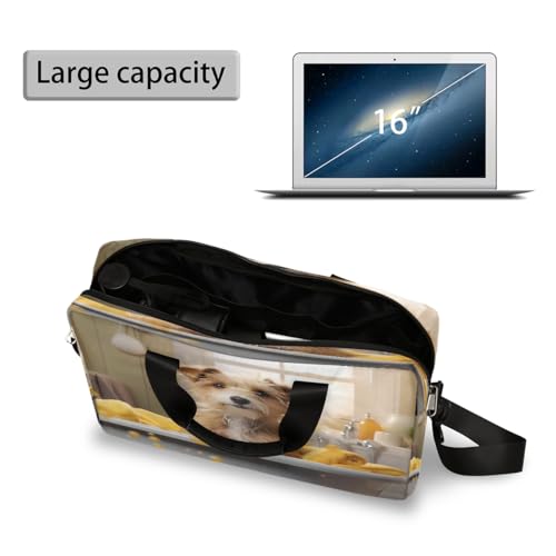 Maletín para laptop 15.6 - 16 pulgadas con diseño de perro miniatura 5