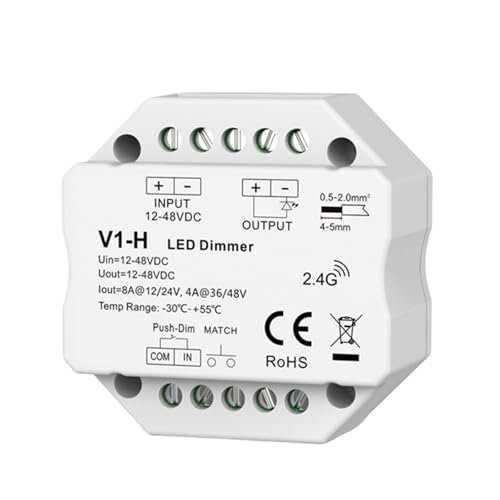 Variateur LED V1-H pour éliminer le sifflement des bandes lumineuses
