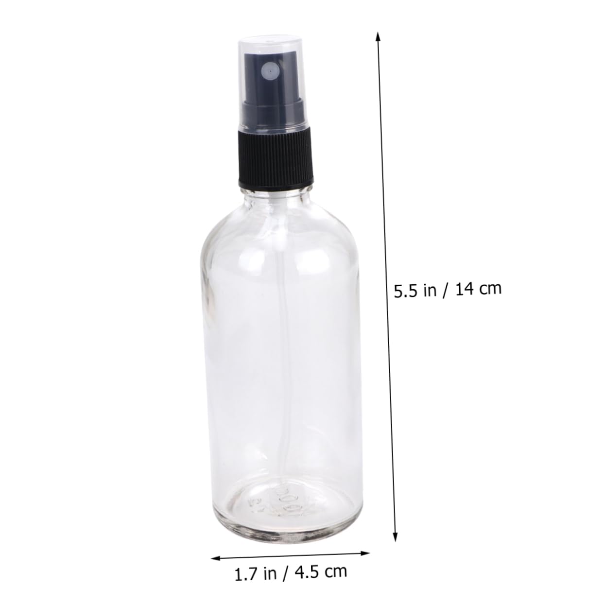 POPETPOP Flacon Pulvérisateur Vide Rechargeable en Verre 100ml, Lot de 6