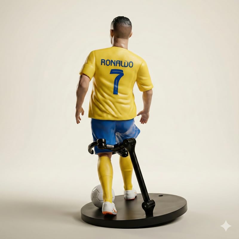 Image of Football Star Figurine 16 CM Static Collectible Toy for Desk Shelf Decor Gift for Fans