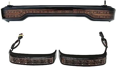 Green-L Chrome Saddlebag Filler Insert With LED Light - Fit For Harley Touring FLHTKSE Ultra Limited Electra Glide 2014-2024