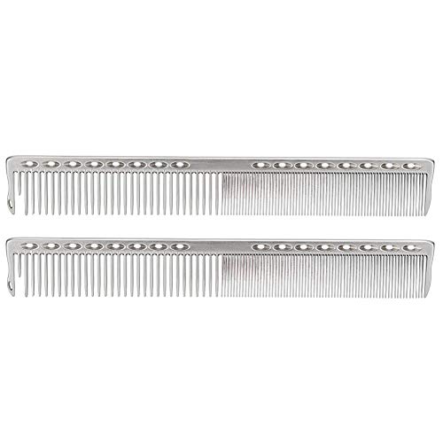 Peine de acero inoxidable 2 en 1, pack de 2 unidades miniatura 1