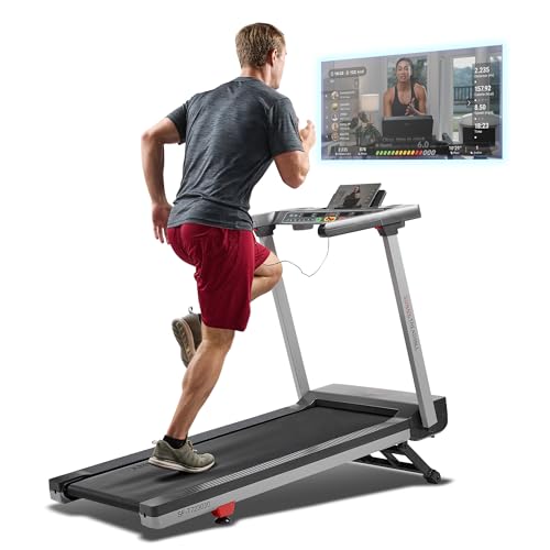 11 Best Treadmills for Bad Knees Under 1000 Dollars (2026 Guide) 10 Sunny Health & Fitness Foldable 15 Level Auto Incline Treadmill, 20' Wide Running Belt, Quiet Brushless, Digital Display, 300 LB Weight Capacity, SunnyFit App Bluetooth Connection- SF-T723030