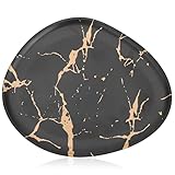 Assiette à bijoux pour la maison : elle présente un design artistique unique et simple dans des couleurs classiques, se bien avec n'importe quelle décoration d'intérieur, porte-bracelet