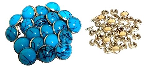 Amazon.co.jp: ハンドメイド 手芸 レザー クラフト ターコイズ 風