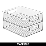 iDesign Stackable Pantry Bin, Clear - Image 5