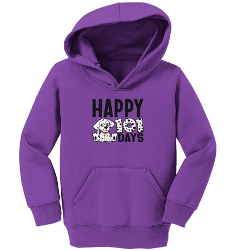Tcombo Happy 101 Days - Days of School Toddler/Youth Fleece Hoodie2