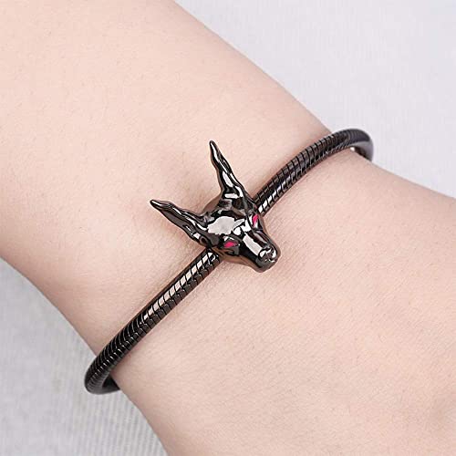 Image of GNOCE Pet Dog Bowl Bead Charm For Women, S925 Sterling Silver Bead Charm NecklaceBracelet for Her, Jewelry Gift