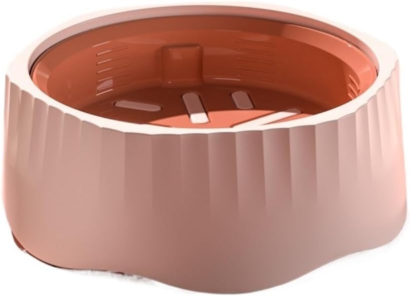 Slow Feeding Bowl, Anti-Choking Bowl, switchable Multifunctional cat and Dog pet Food with Non-Slip Bottom and Anti-knockover(Coral Pink)