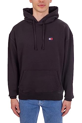Image of Tommy Jeans Men's Hoodie TJM RLX XS Badge Hoodie, black, XL