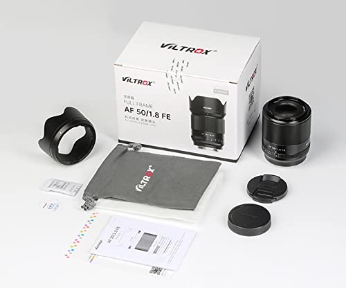 Viltrox AF 50mm F1.8 Camera Lens Full Frame Camera Lens Automatic Focus for Sony FE Mount Suitable for Portrait Architecture Food Street Scenery - Image 6