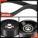 A-Premium Engine Serpentine Belt Drive Kit Compatible with Chevrolet & GMC Cars - C1500, C2500, C2500 Suburban, C3500, C3500HD, K2500, K2500 Suburban, K3500, R2500 Suburban, V2500 Suburban - 7.4L