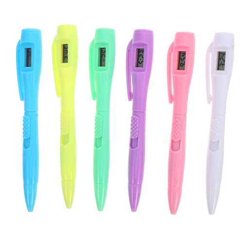Bolígrafos con reloj digital para exámenes y temporizador escolar SHINEOFI