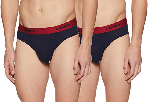 Image of Levi's Men Cotton 019 Classic Brief with Contoured Double Pouch, Tag Free Comfort & Smartskin Technology (Pack of 2)