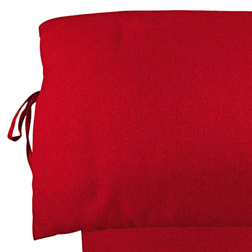 Baldiflex Einzelbett mit Stauraum, Modell Licia Soft aus Kunstleder, Lattenrost, für Einzelbetten, 180 x 200 cm, fein gepolstertes Kopfteil, Farbe Rot – Bild 8