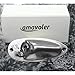 Amavoler Guitar Input Jack Socket Plate Output Loaded Boat Style 1/4 Inch with Screws for Fender Stratocaster Strat St Mono Electric Guitar for Electric Guitar Replacement Parts (Chrome)…