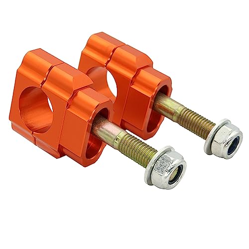 Guidon Moto 1-1/8 CNC Orange : Pontets de Fixation pour Suzuki ATV et Dirt Pit Bike