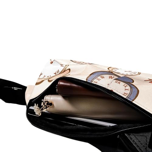 Mochila de hombro ligera contra el dolor de espalda bolsa cruzada compacta 5