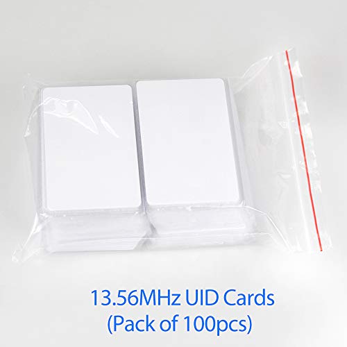 KurDunly Smart RFID 13.56MHz Card Readable Rewritable UID Changeable PVC Material for 1K IC Card Clone Block 0 Sector 0 Blank (Pack of 100) - Image 4