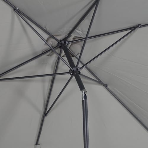 Evita el calor molesto con el parasol rectangular Touquet 3x2m de aluminio 7