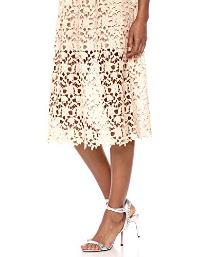 Image of ASTR The Label Womens Astr The Label Women's Sleeveless Lace Fit & Flare Midi Dress