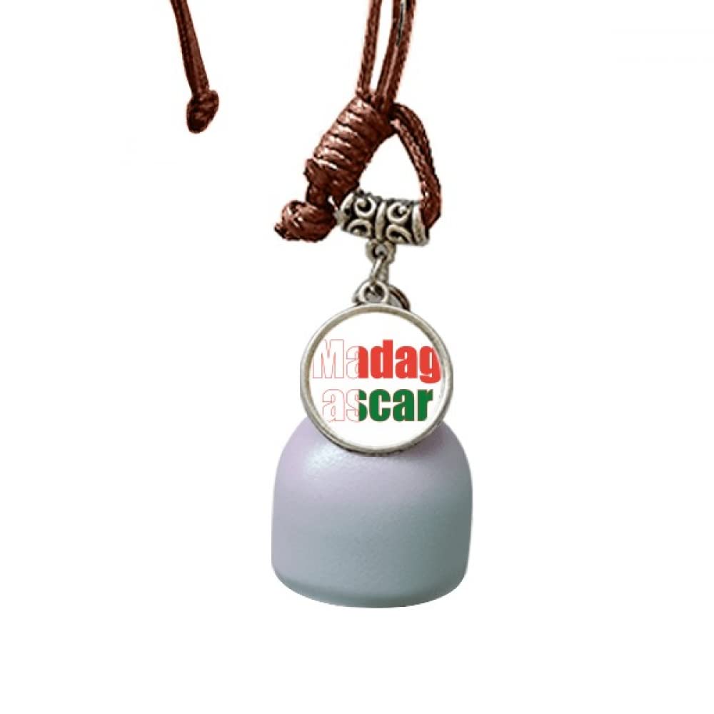 Drapeau de Madagascar attrape-rêves et carillon auto suspendu unique