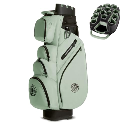 Image of Shopsource 14 Way Golf Cart Bag with Molded Lock Top n Upgrade 900D Oxford