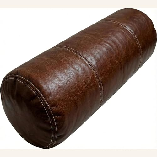 Genuine Leather Lumbar Pillow Cover