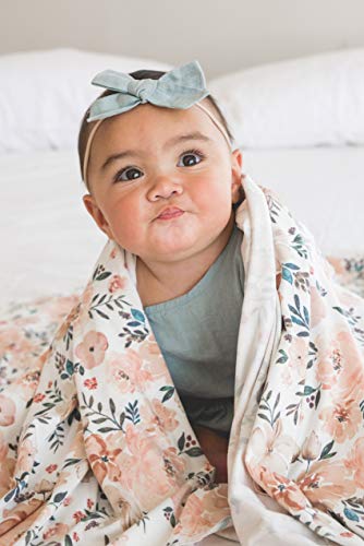 Copper Pearl Large Premium Knit Baby Swaddle Receiving Blanket | Copper Pearl Large Premium Knit Baby Swaddle Receiving Blanket - Image 3