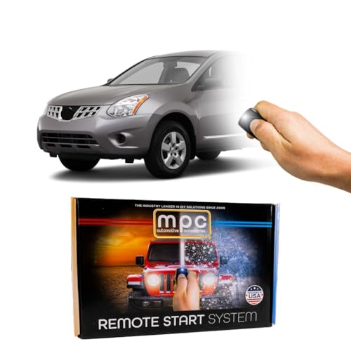 MPC Complete Factory FOB Activated Remote Start Kit Compatible with 2008-2013 Nissan Rogue - Plug-in T-Harness - Intelli-Key ONLY