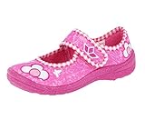 Verschluss: Klettverschluss Lico SWEET GIRL Mädchen Niedrige Hausschuhe, Pink/ Rosa/ Weiß, 33 EU