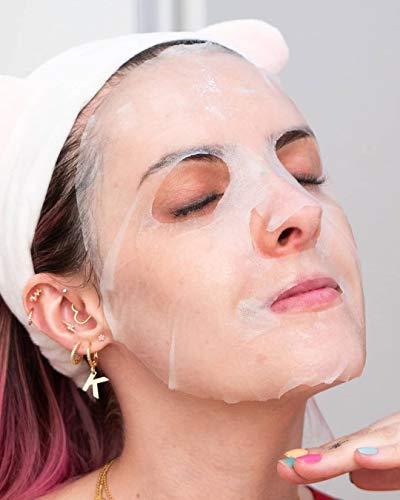 Máscara Facial De Tecido Skin Ruby Rose PÊSSEGO + CREME HB-708