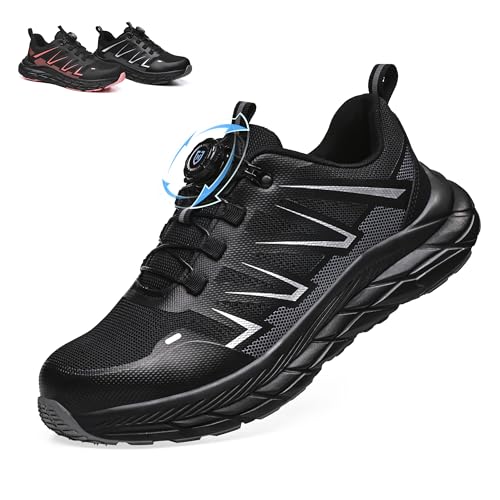 artSew Sicherheitsschuhe Herren Damen Leicht Arbeitsschuhe Stahlkappe Atmungsaktiv Stoßdämpfung Sicherheits-Sneaker