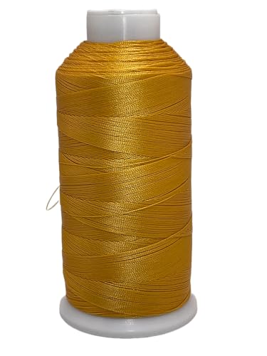 Bonded Nylon Sewing Thread T270 V-277 800yds for Outdoor, Leather (Gold)