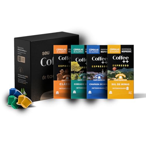 Kit 40 Cápsulas Café Especial Coffee Mais, Compatível com Nespresso