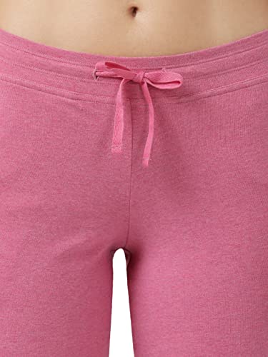 Image of Jockey 1302 Women Super Combed Cotton Elastane Stretch Relaxed Fit Trackpants with Side Pockets