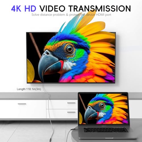 Image of Verilux PD 100W Type C Extension Cable Fast Charging, 1M /3.3FT USB C Male to Female Extension Cable Support 10Gbps Data Transfer, 4K@60Hz HD Video Output Compatible with iPad Pro, MacBook Pro, Grey