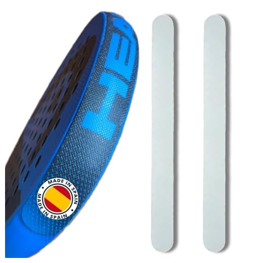 【PACK 2】Protector pala de padel Transparente, Resistente y Rugoso, accesorios de pádel, protector pala padel Ligero y de fácil sustitución, 35mm x 370mm, funda pala padel, Protección Esencial