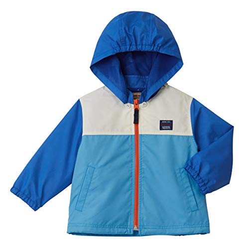 【ミキハウス】 ジャケット ウインドブレーカー 11-3701-971 男の子 キッズ 100cm ホワイト/ブルー