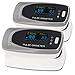Produktbild Newgen Medicals Pulsoxymeter: 2er-Set medizinische Finger-Pulsoximeter mit LCD-Farbdisplay (Oximeter)