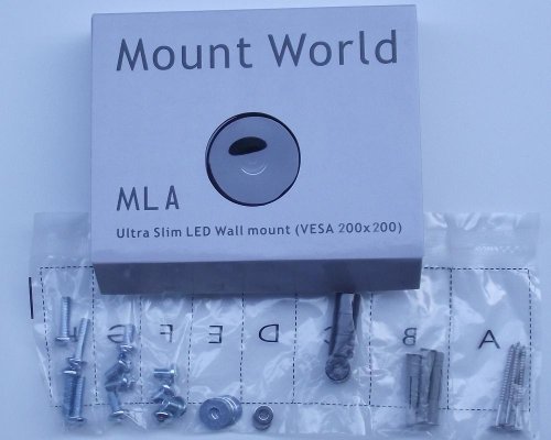 Mount World Mla Ultra Slim Thin Wall Mount For Samsung 26" 32" 37" Led (Replacement For Samsung Wmn1000A) Vesa 200X200 200X100 #TOP2