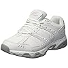 Avia-Avi-Union-II-Non-Slip-Shoes-for-Women--Comfort-Safety-Shoes-for-Work-Nursing-Restaurants-Walking--Black-or-White Avia Avi-Union II Non Slip Shoes for Women - Lace Up Comfort Women's Work or Walking Sneakers - White/Chrome Silver, 10 Medium