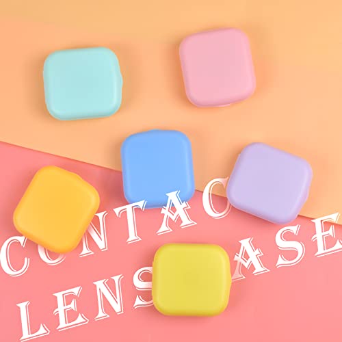 6 Pezzi Multicolore Custodie per Lenti a Contatto