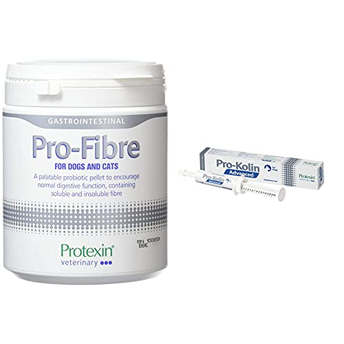 Protexin Veterinary Pro-Fibre for Dogs and Cats, 500g & Pro-Kolin Advanced for Dogs Pro-Kolin Advanced for Dogs 15ml