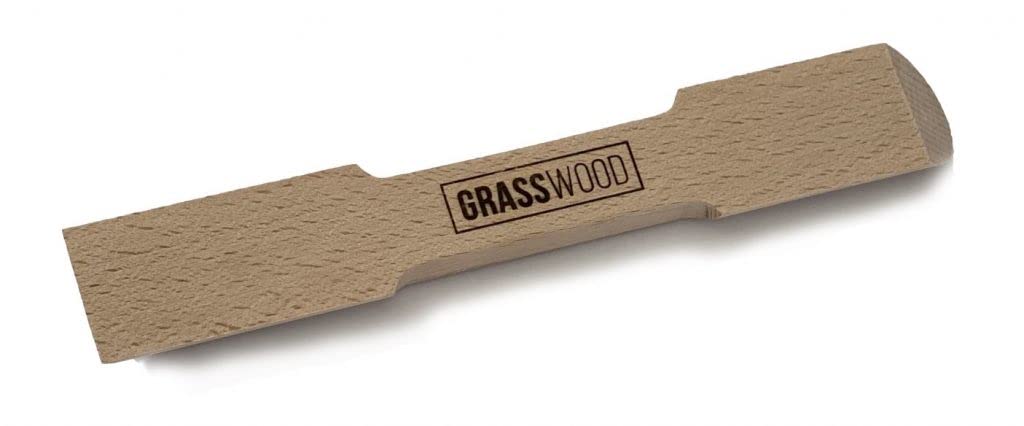 GRASSWOOD® Scraper for cleaning and cleaning Removes grass residue from lawnmowers, lawn robots and strimmers Strong and durable garden tool Protects housing Cleaning rod made of wood