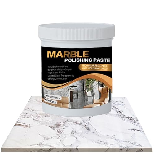 Polvo de pulido de mármol, limpiador de piedra de mármol para azulejos de ducha, suministros de pulido, restaurador de brillo para gabinetes de porcelana, azulejos de cerámica, tocador de cuarzo